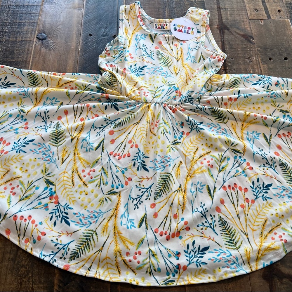 Dot Dot Smile size 3/4 girls tank twirl dress new